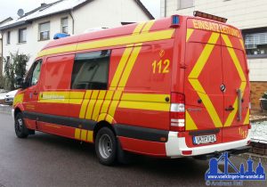 Der Einsatzleitwagen ELW 2 der Feuerwehr Völklingen