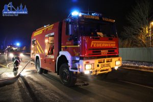 Das neue TLF, aufgenommen bei einem Einsatz 2013 © Andreas Hell