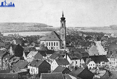 Ende der 1920er Jahre, Blick auf die Versöhnungskirche und Umgebung