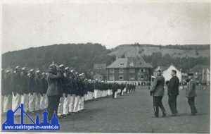 1934 - auf dem Bild: Bürgermeister Sieberin