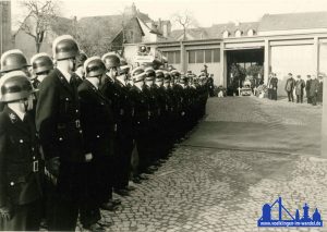 1968 gab es offensichtlich einen Trauerfall in den Reihen der Feuerwehr Völklingen