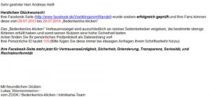 Bedenkenlos klicken