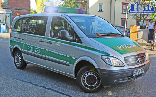 Die Völklinger Polizei im Einsatz