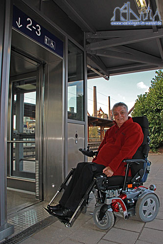 Gerald Zieder kämpft seit 1995 für einen barrierefreien Bahnhof