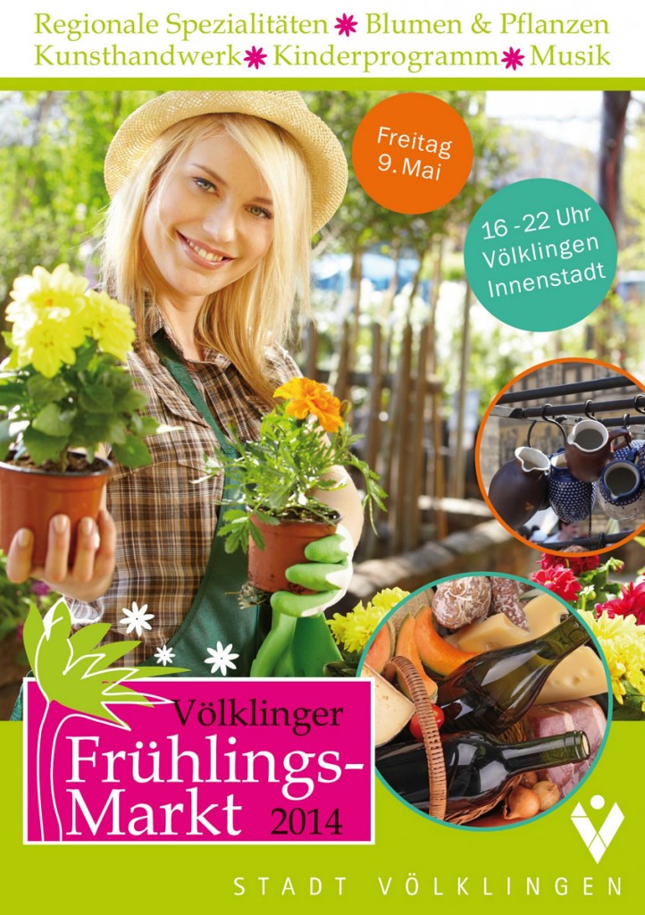 Frühlingsmarkt Veranstaltungswerbung