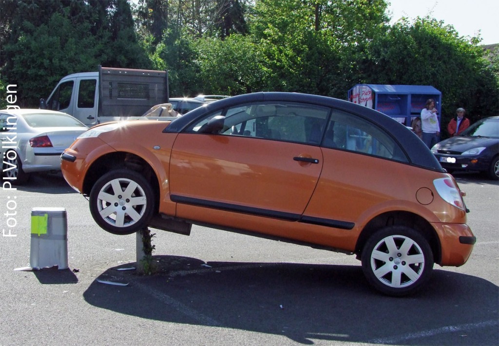 Das Unfallfahrzeug (Foto: Polizei)