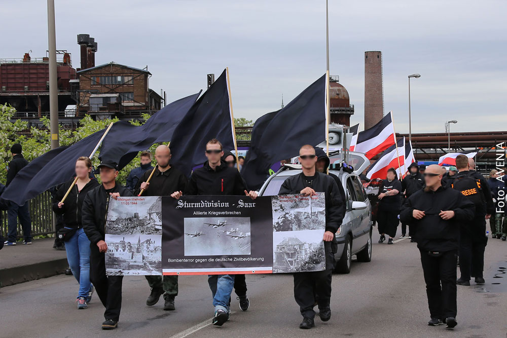 „Sturmdivision Saar“ auf dem Weg nach Wehrden (Foto: Avenia)