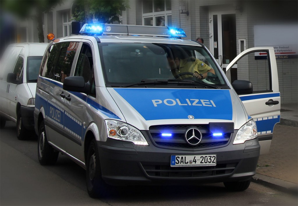 Polizei im Einsatz - Symbolfoto: A.Hell