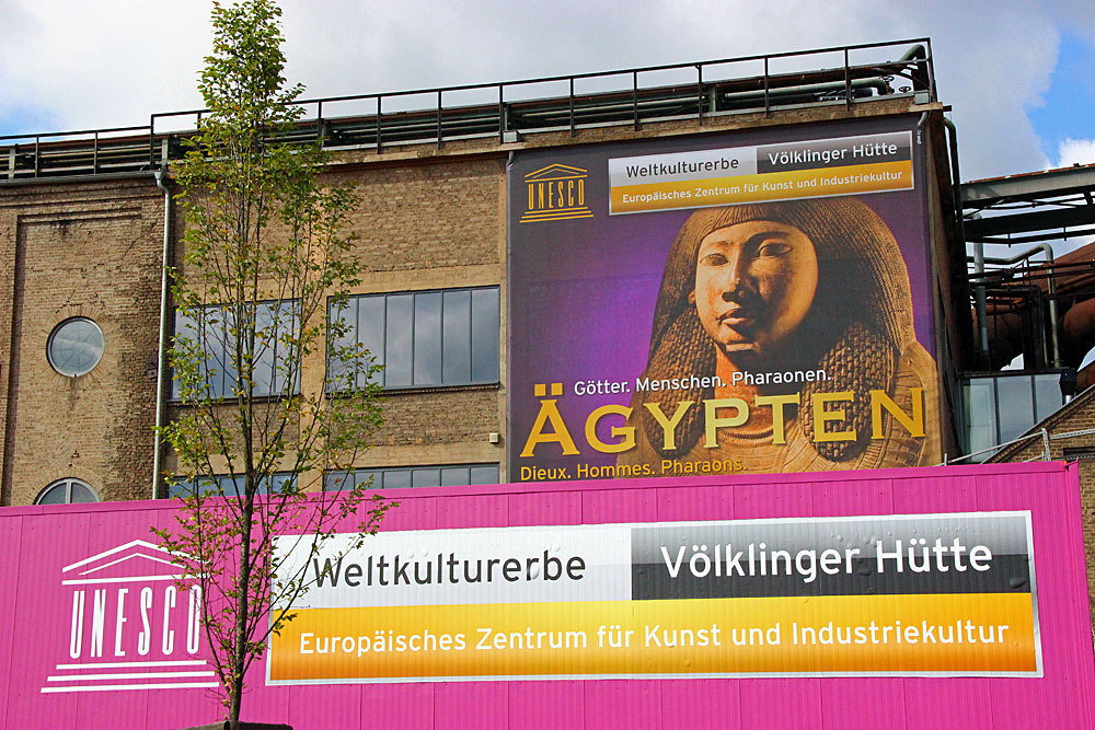 Ausstellung „Ägypten - Götter. Menschen. Pharaonen“ im Weltkulturerbe Völklinger Hütte (Foto: Hell)