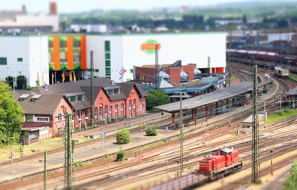 Die Völklinger Bahnhofsanlage (Foto: Hell)