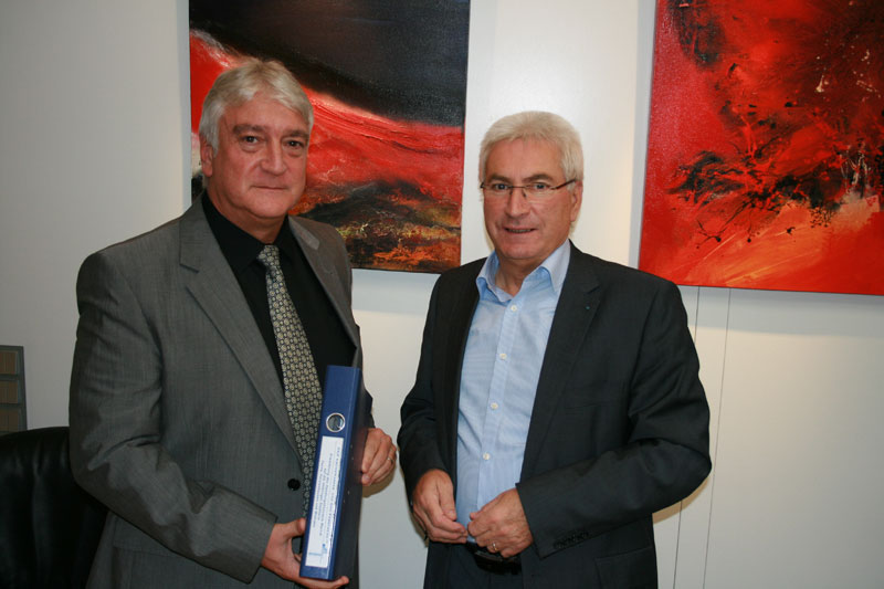 Experte Thomas Wittek und Klaus Lorig (Oberbürgermeister) [Foto: Stadt]