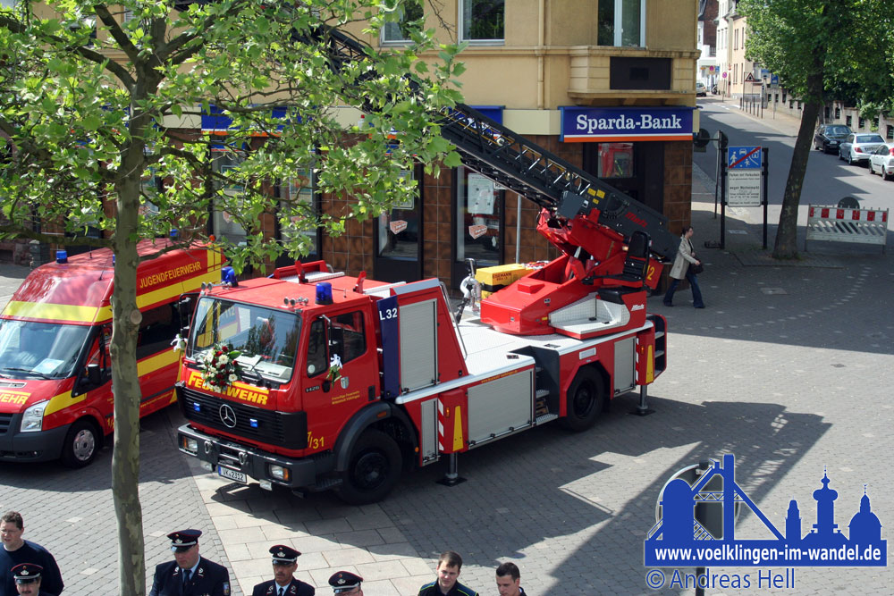 Die Drehleiter aus Ludweiler hilft desöfteren auch in Großrosseln aus (Symbolfoto: Hell)