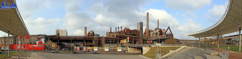 Das Weltkulturerbe Völklinger Hütte im Panorama (Foto: Hell)