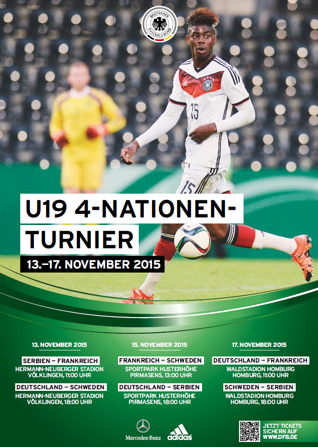 Plakat zum U19 - 4-Nationenturnier