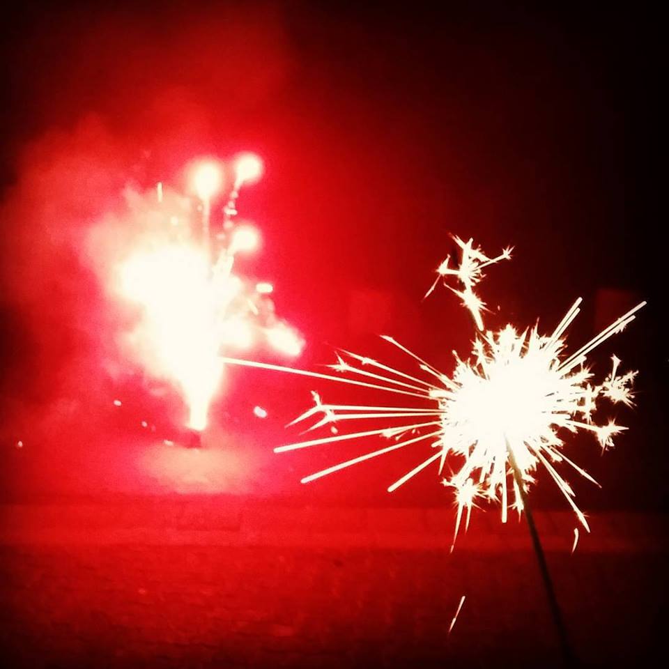 Feuerwerk in der Silvesternacht (Foto: Hell)