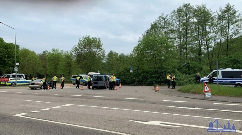 Symbolfoto: Verkehrskontrolle. Quelle: Polizei Saarland