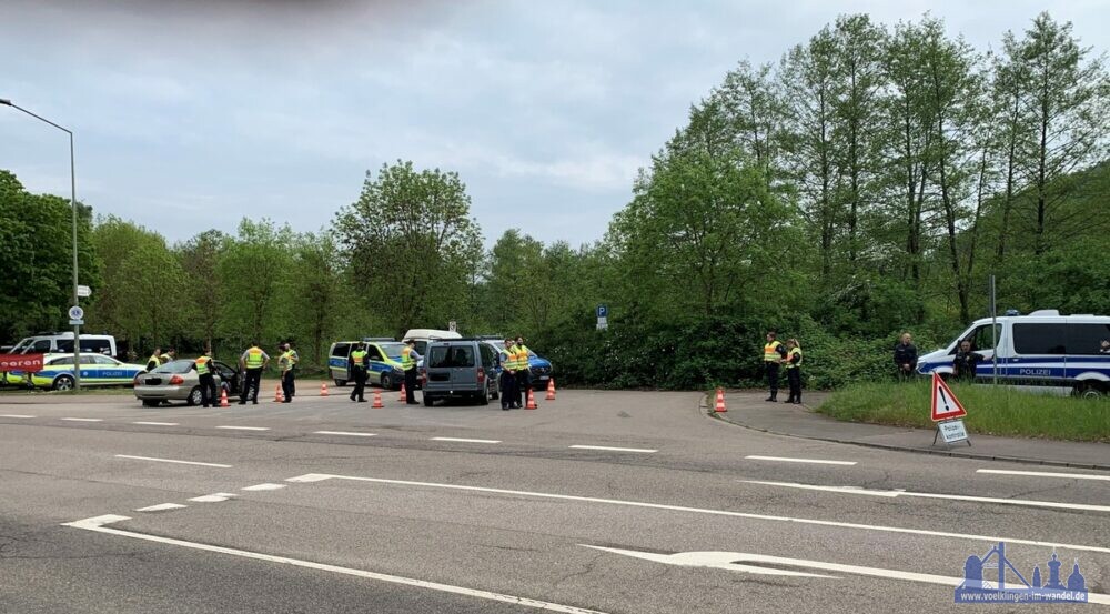 Symbolfoto: Verkehrskontrolle. Quelle: Polizei Saarland