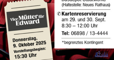 Seniorenkino im Oktober für Völklingerinnen und Völklinger