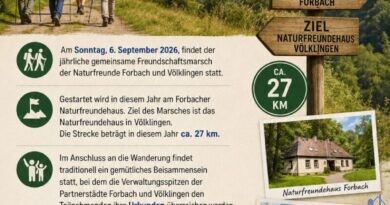 Freundschaftsmarsch Forbach-Völklingen im September 2026