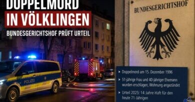 Doppelmord in Völklingen: Bundesgerichtshof befasst sich mit dem Fall // KI-Grafik