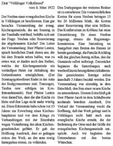 Es dauerte keinen Monat, da war das Schicksal des alten Kirchleins besiegelt.