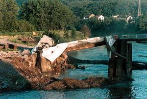 Abbruch des Wehrs. (Foto: Stadt Völklingen)
