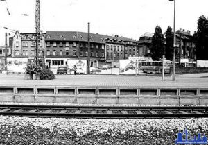 Bahnhofsbereich 1985 (Quelle: Stadt Völklingen).