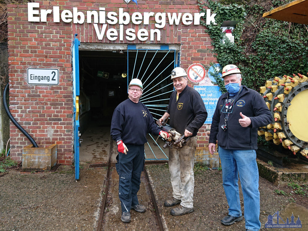 Ralf Müller, Hans Dobelmann, Volker Etgen (1. Vorsitzender EBV e.V.) (Foto: Carsten Grammes)