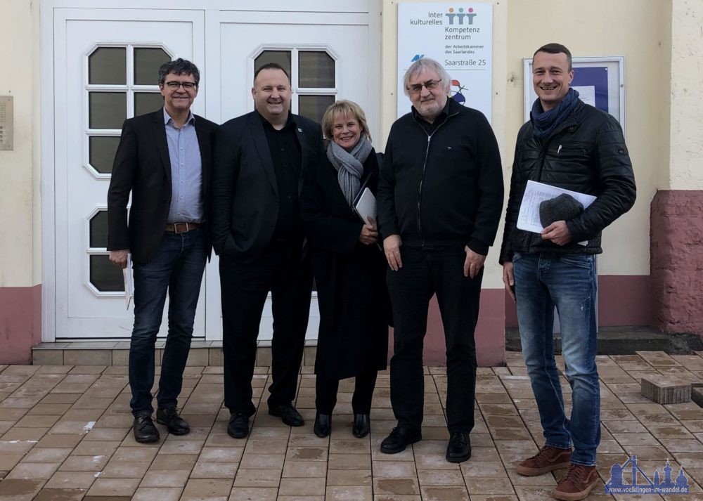 Peter Gillo, Regionalverbandsdirektor, Thomas Otto, Hauptgeschäftsführer der AK und Eckhard Rothhaar, Leiter des IK Völklingen (Foto: Isabel Winzer)