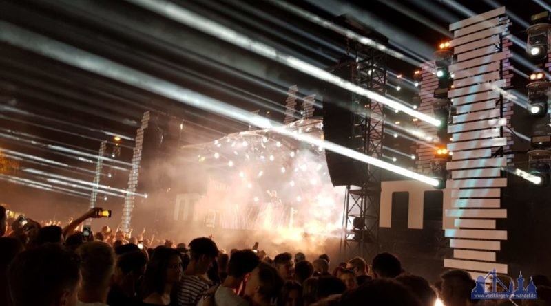 Partymeile Weltkulturerbe, das magnetic-Festival lockte rund 10.000 Menschen nach Völkklingen (Leserfoto)