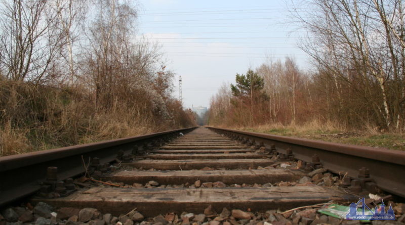 Das stillgelegte Gleis der Warndtstrecke (Foto: Hell/Archiv)