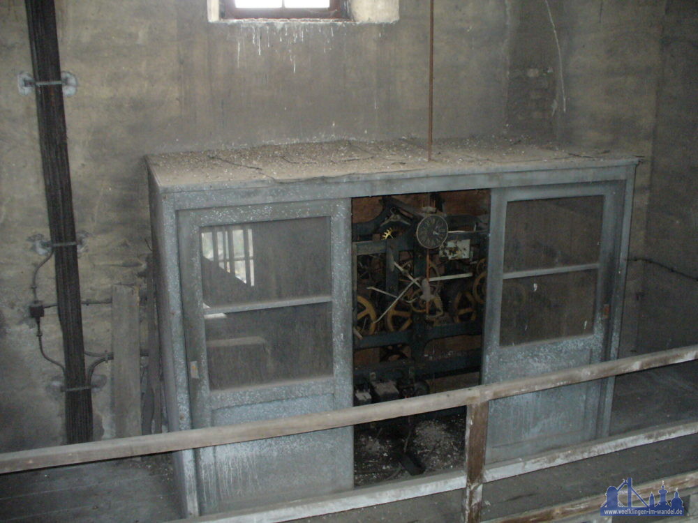 Das historische Uhrwerk im Glockenturm der Versöhnungskirche (Foto: Hell/Archiv)