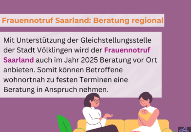 Unterstützung vor Ort: „FrauenNotruf Saarland“ 2026 in Völklingen