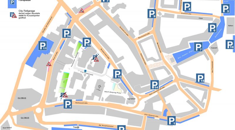 Parkraumplan 2016 in Völklingen (Grafik: Stadt VKL)