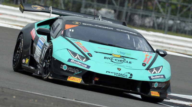 Carrie Schreiner im Lamborghini Super Trofeo in Silverstone