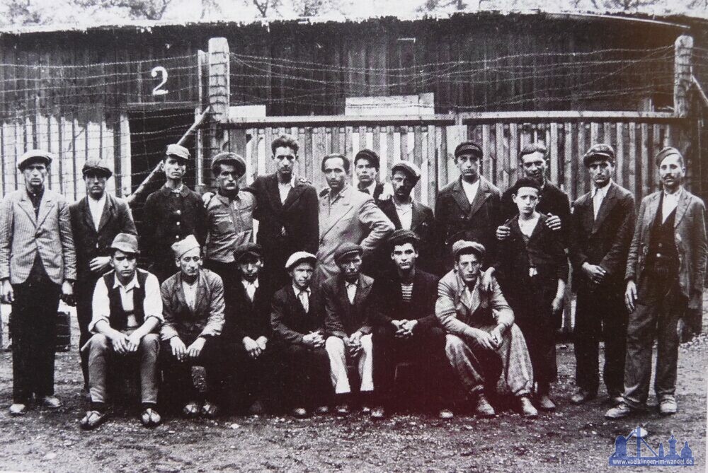 Serbische und sowjetische Zwangsarbeiter der Röchling-Werke in Völklingen, 1941/42 Copyright: Saarstahl AG