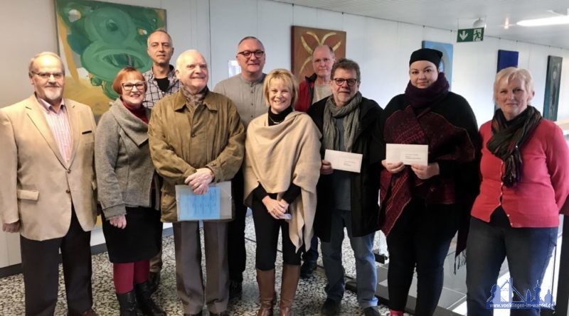 Foto (vlnr): Raimund Lingstädt, Margit Meeth, Patrick Malinowski, Fanz-Josef Petry, Patrick Winter, Christiane Blatt, Reiner Daschmann, Gerhard Weber, Marie-Katrin Schroden, Magdalena Löw Fotonachweis: Stadt Völklingen / Lars Hüsslein