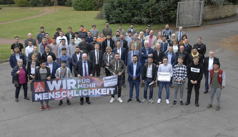 Gruppenfoto der Teilnehmer (Foto: Saarstahl/Dillinger)