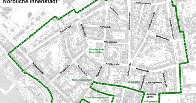 Abgrenzung Soziale-Stadt Nördliche-Innenstadt (Grafik: Stadt VKL)