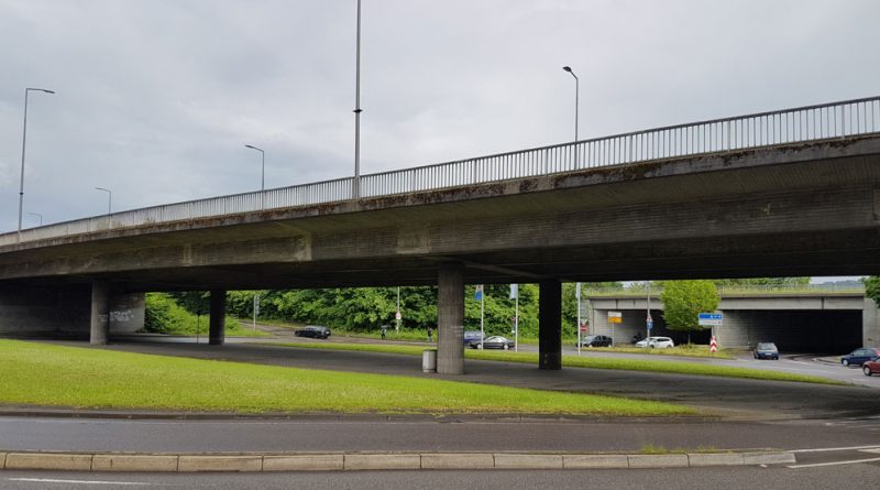 B51: Diese Brücke ist in einem schlechteren Zustand als die Fechinger Talbrücke! (Foto: Hell)