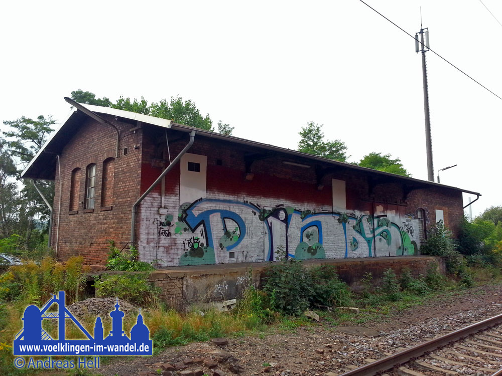 bahnhofluisenthalguetersc Völklingen im Wandel