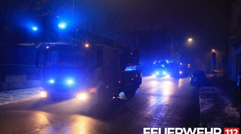 Balkonbrand in der Danzigerstraße (Foto: FFW VKL)