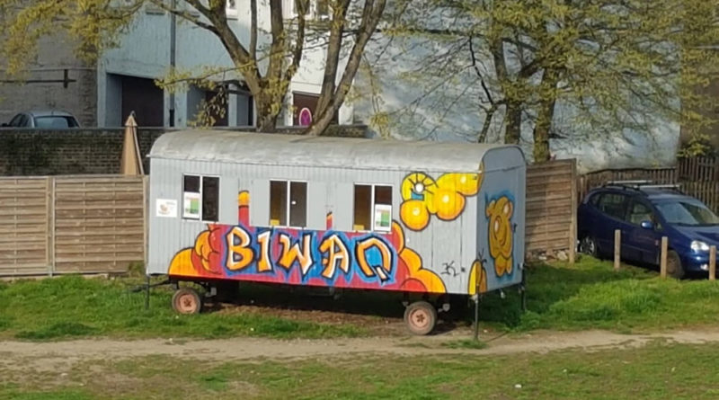Der BIWAQ-Bauwagen (Foto: Hell)