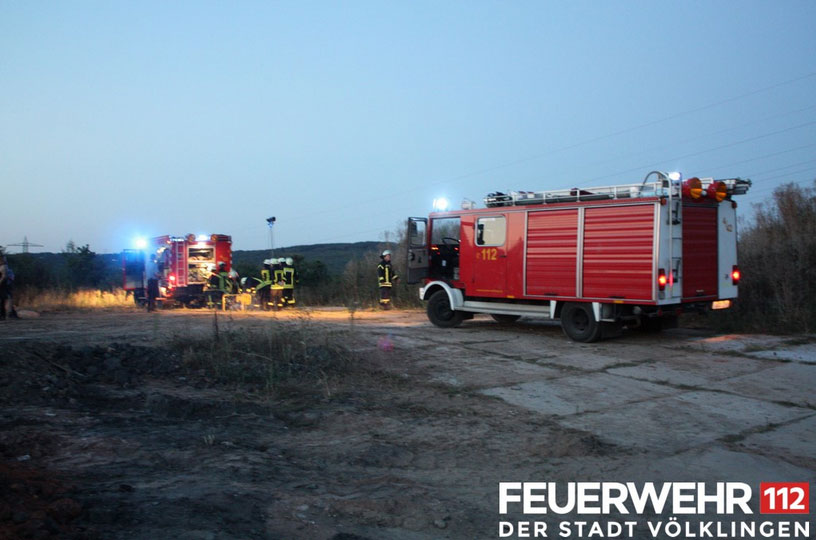 Wiesenbrand in Wehrden (Foto: FFW Völklingen)