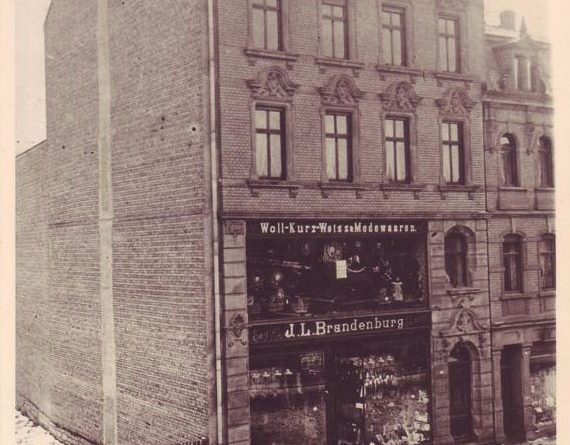 Das Kaufhaus J.L. Brandenburg in der Wilhelmstr. 21 © H. Brandenburg