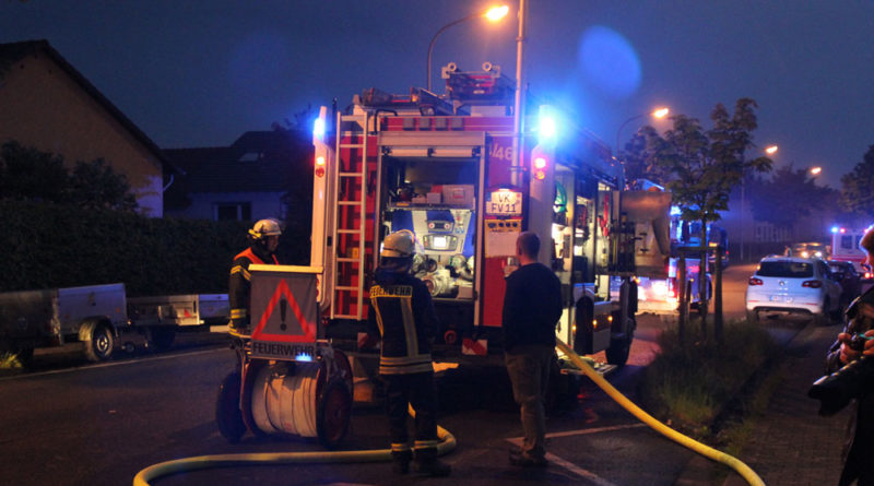 Ein Löschfahrzeug der Feuerwehr Völklingen (Foto: Hell)