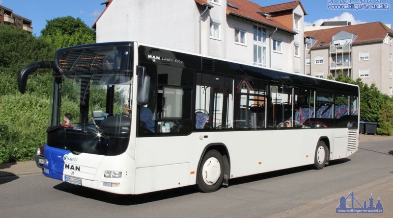 Ein Linien-Bus unterwegs in Völklingen (Symbolfoto: Hell)