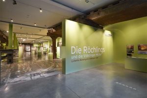 Die Ausstellung "Die Röchlings und die Völklinger Hütte" in der Erzhalle des Weltkulturerbes Völklinger Hütte Copyright: Weltkulturerbe Völklinger Hütte/Hans-Georg Merkel