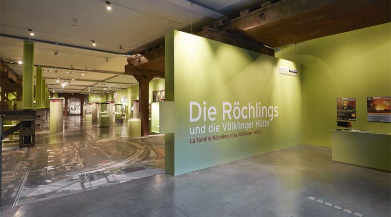 Die Ausstellung "Die Röchlings und die Völklinger Hütte" in der Erzhalle des Weltkulturerbes Völklinger Hütte Copyright: Weltkulturerbe Völklinger Hütte/Hans-Georg Merkel