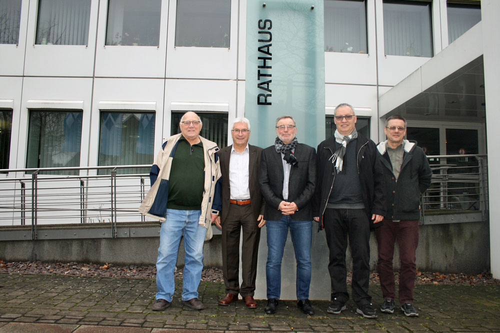 Die Organisatoren mit Oberbürgermeister Klaus Lorig (Foto: Stadt)